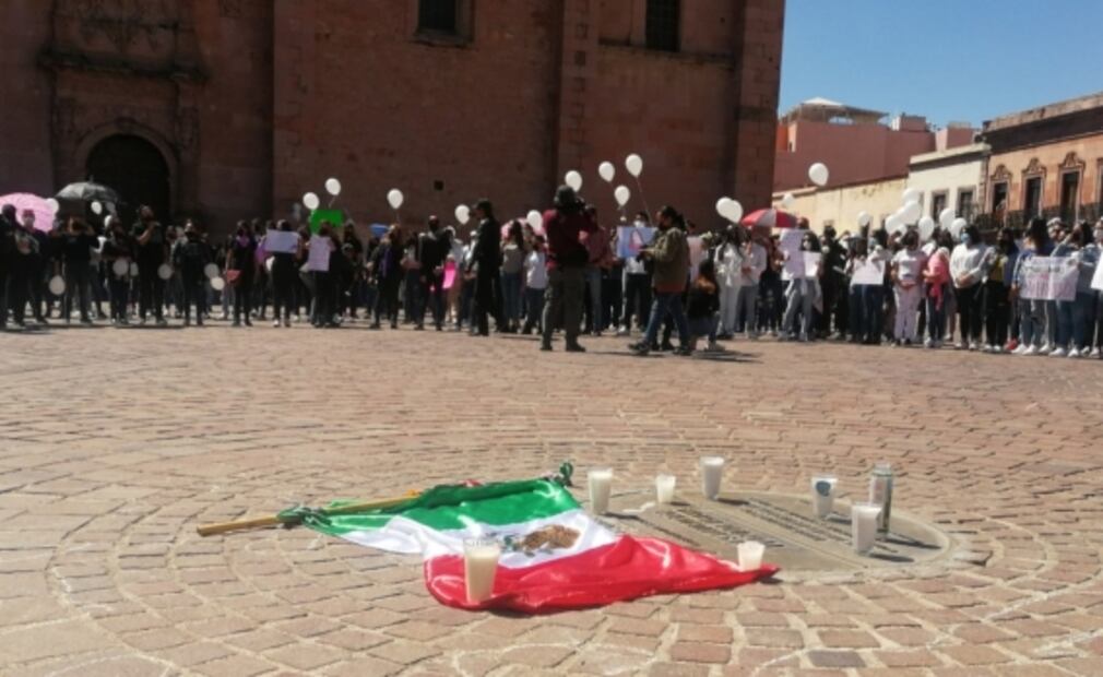 Marchan contra la violencia tras hallazgo sin vida de Valeria y cuatro jóvenes más, asesinados en Zacatecas 