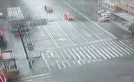 Llueve en 12 delegaciones; graniza en Benito Juárez