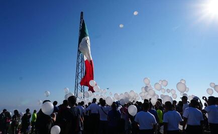 Sueltan globos blancos en Tamaulipas por la paz