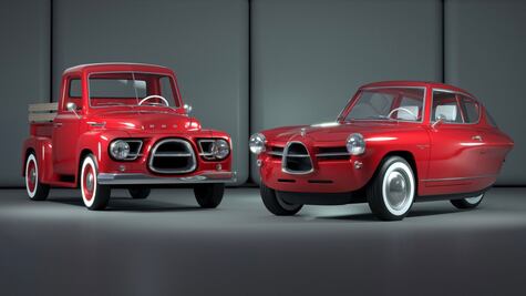 Nobe 500, la pequeña pickup eléctrica con estilo retro