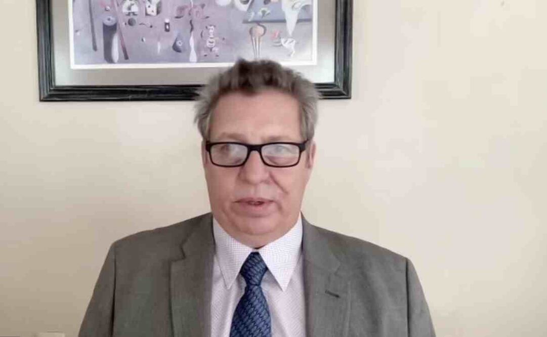 A 19días de que fue víctima de un atentado a balazos en su domicilio, hoy reapareció el magistrado presidente del Tribunal Electoral de Tamaulipas. Foto: Captura de pantalla