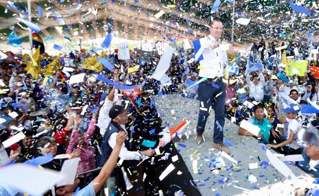 El abanderado presidencial Ricardo Anaya condenó la violencia contra la clase política. Foto: Ariel Ojeda/EL UNIVERSAL