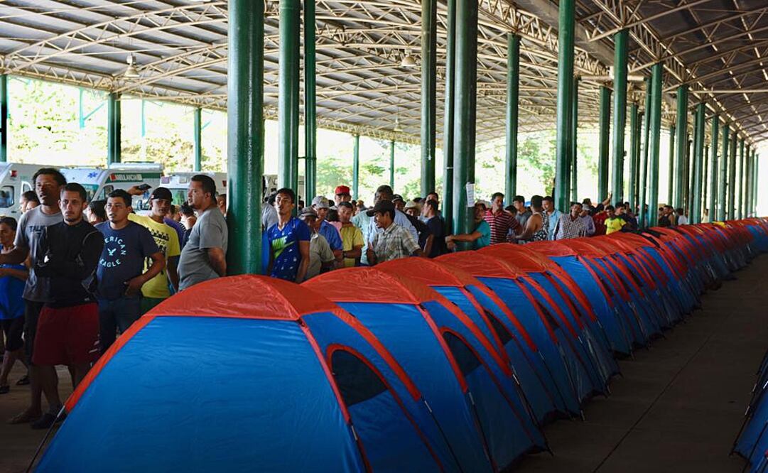 Migrantes cenroamericanos. Foto: EFE