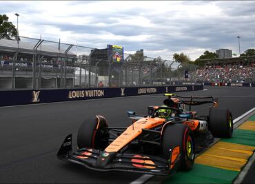Lando Norris saldrá en la 'pole' del GP de Australia, seguido por Piastri y Verstappen