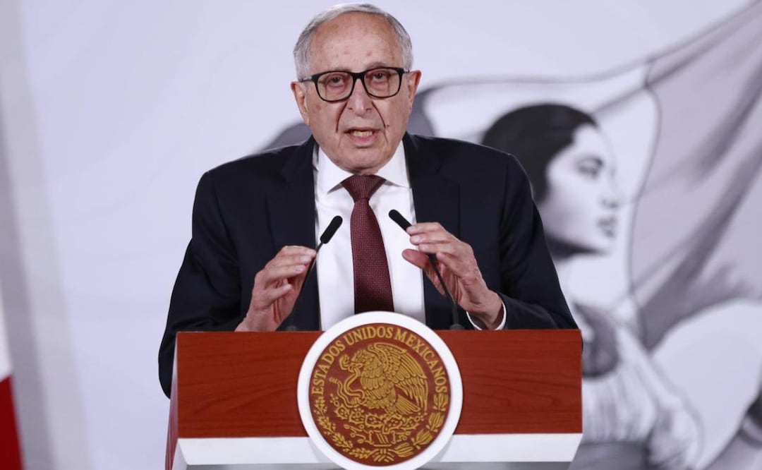 David Kershenobich, secretario de Salud, durante la conferencia de prensa de la presidenta Claudia Sheinbaum Pardo desde Palacio Nacional (02/06/2026). Foto: Diego Simón Sánchez / EL UNIVERSAL