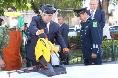 Silvano Aureoles recrimina a EU por armas ilegales en México