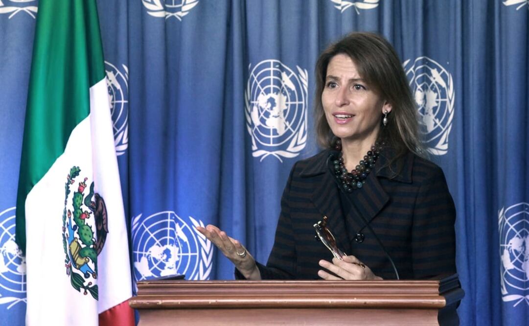 Nuria Sanz, directora y representante de la oficina de la UNESCO en México, presentó el informe donde se destacó la importancia de la cultura en la sociedad. Foto: Archivo EL UNIVERSAL