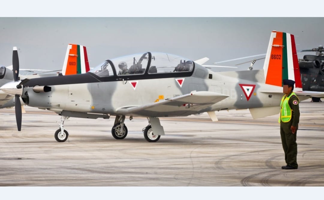 Aspecto de un avión del mismo modelo que el siniestrado. Archivo