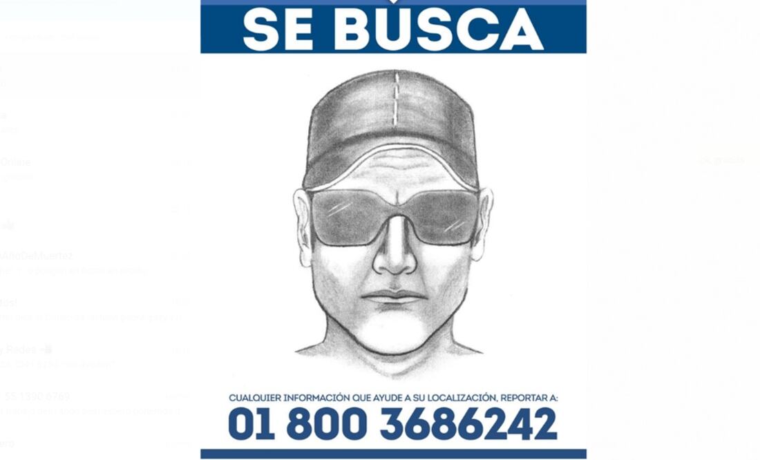 La Procuraduría estatal pidió la colaboración de los ciudadanos, “a fin de identificar y capturar a uno de los integrantes de este grupo criminal de quien sólo se tiene un retrato hablado. Foto: Especial