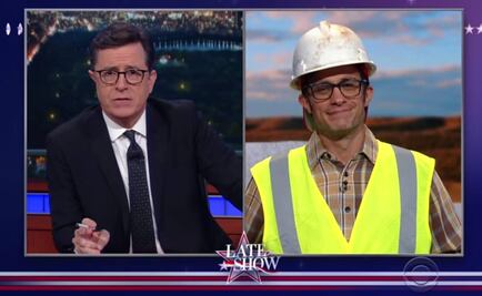 Gael García "construye" el muro de Donald Trump