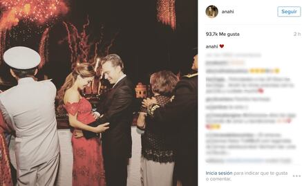 Anahí comparte foto de su "patriótica" pancita