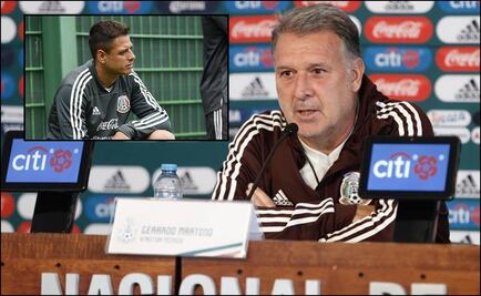 El mensaje del 'Tata' Martino a 'Chicharito' Hernández