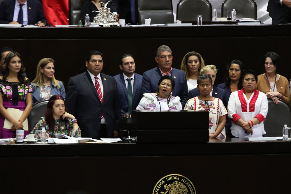 Diputada federal originaria de la comunidad Tojolab’al de Chiapas, María Roselia Jiménez Pérez, del PT (CARLOS MEJÍA. EL UNIVERSAL)