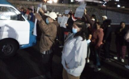 Bloquean autopista México-Puebla; exigen a autoridades localizar a Yazmín, una menor de 14 años