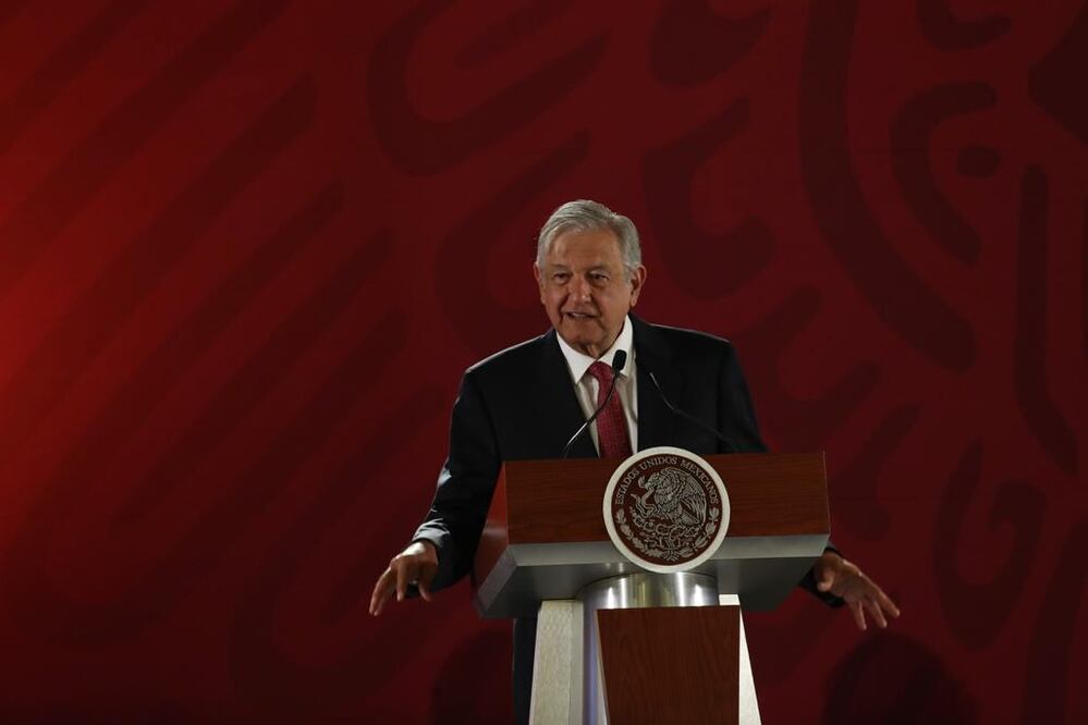 AMLO durante su conferencia matutina. Foto: Juan Carlos Reyes / EL UNIVERSAL