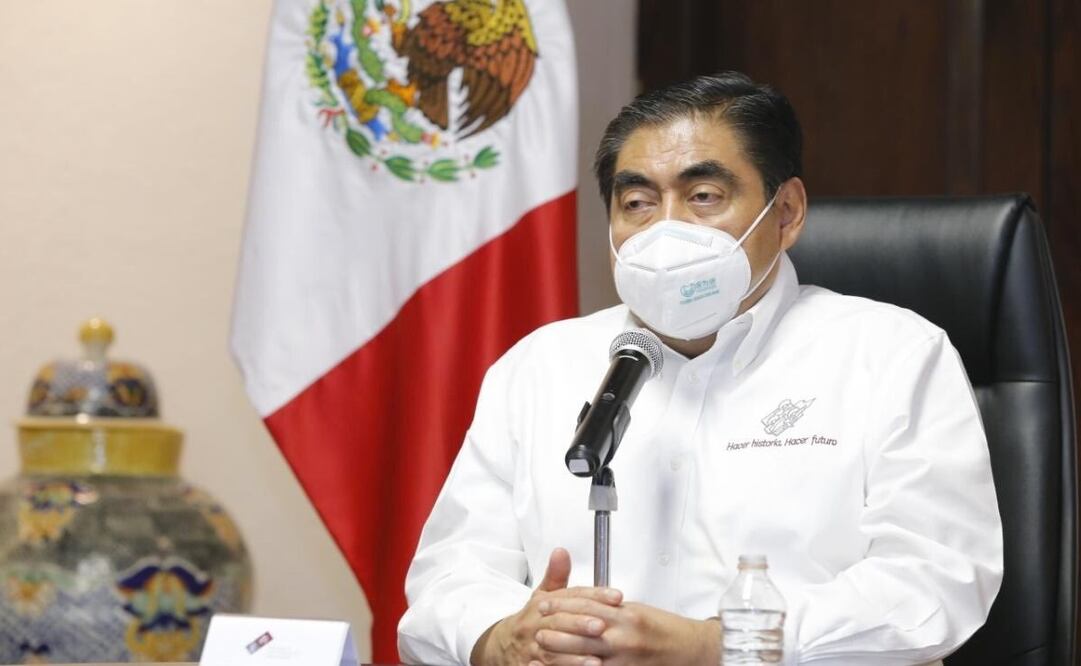 Miguel Barbosa, gobernador de Puebla. Foto: Twitter @MBarbosaMX