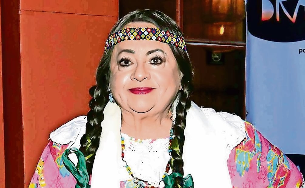 ¡Papushos y mamushas! Caracterizada como Lencha, el personaje con el que explotó mediáticamente en los 70 y 80. Foto: Archivo EL UNIVERSAL