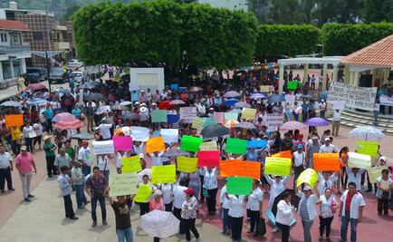 Toman alcaldías en Chiapas en apoyo al magisterio
