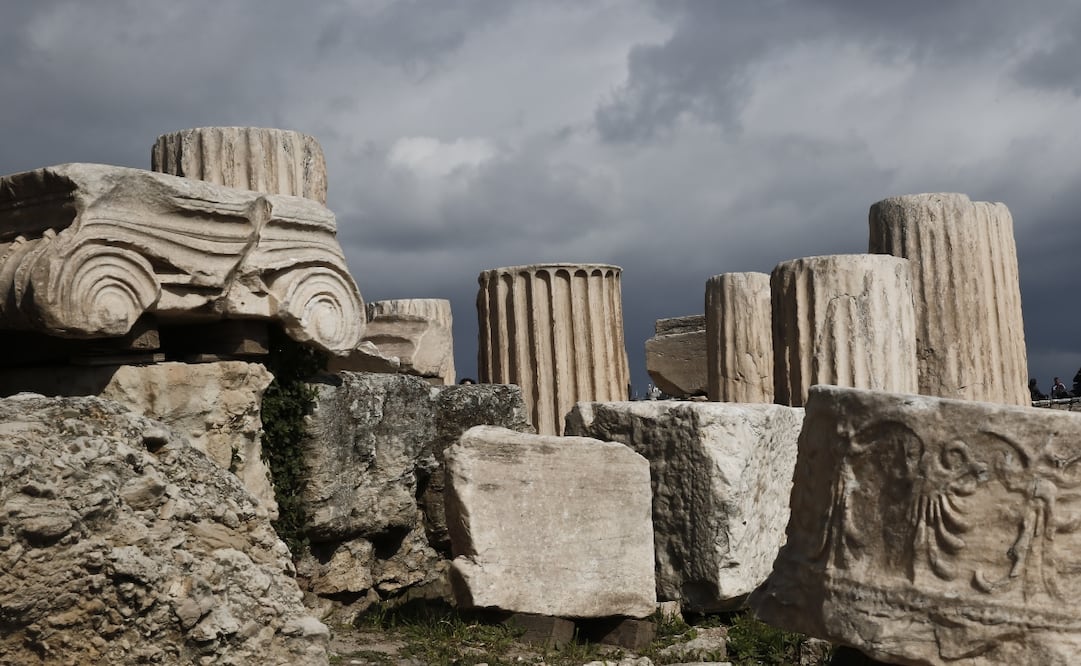 Imagen genérica de ruinas griegas. Foto: AP /Petros Giannakouris, archivo