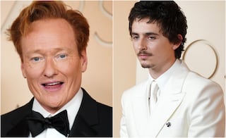 Conan O'Brien bromea sobre polémica de Timothée Chalamet: "hay grupos de ballet y ópera esperando aquí afuera"