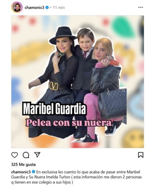 La influencer Chamonic aseguró que entre ambas hubo un fuerte altercado. Foto: Captura de pantalla.