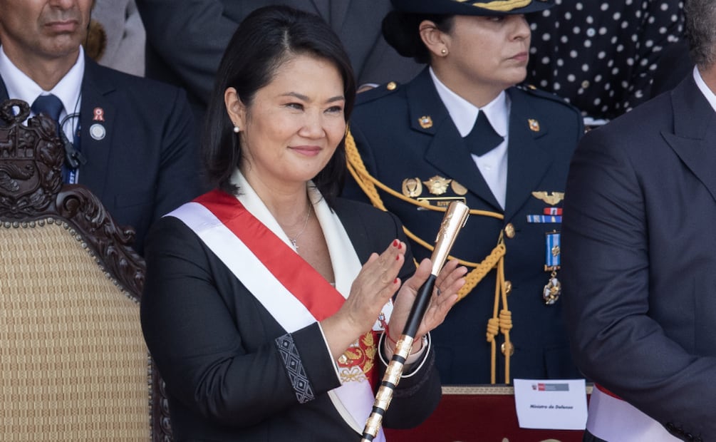 Antes de iniciar su mandato, la presidenta de Perú, Keiko Fujimori, ya había manifestado su voluntad de sumar a Perú al Escudo de las Américas Foto: Xinhua
