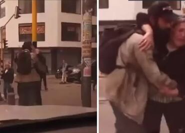 El conmovedor reencuentro de una madre con su hijo en situación de calle en Colombia