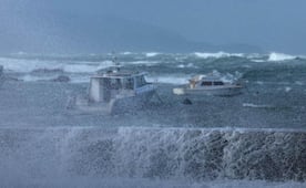 Olas gigantes azotan Nueva Zelanda; autoridades desalojan a cientos de habitantes