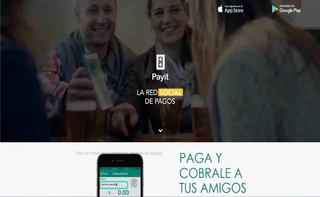 Al momento de realizar el cobro, la app deja el dinero en la cuenta Payit del usuario al que se le paga