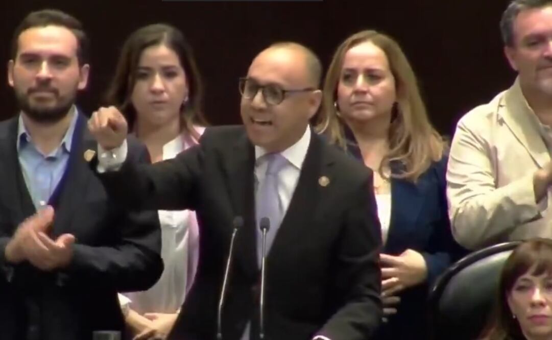"Chin.. a su madre, que manera de legislar"; diputado panista reta a Morena a que comprueben si su sistema de salud es como Dinamarca. Foto tomada de video