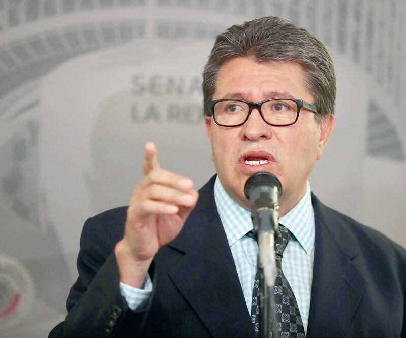 El líder de Morena en el Senado, Ricardo Monreal, llamó a la izquierda a “estar unida, cohesionada y firme”. Foto: ARCHIVO EL UNIVERSAL