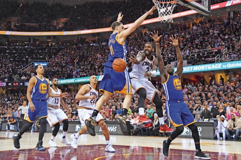 Cleveland impuso récord de puntos conseguidos en un cuarto en Finales, con 49; Lakers anotó 47 en 1984 (KYLE TERADA. USA TODAY SPORTS)
