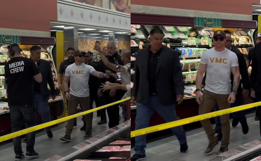 Canelo Álvarez sorprende a varios aficionados en un supermercado