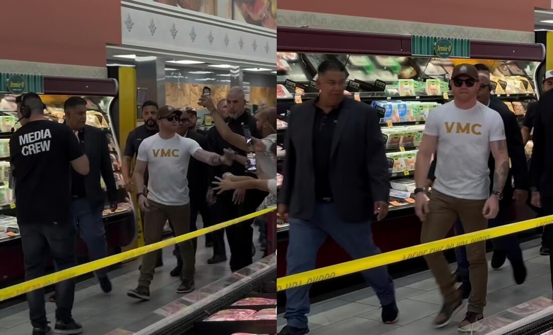 Canelo Álvarez sorprende a varios aficionados en un supermercado