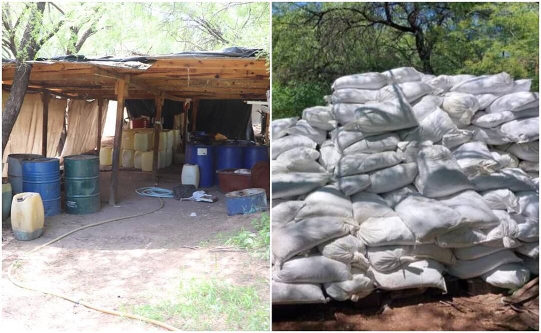 Aseguran 3 narcolaboratorios. Foto: Especial