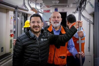 Línea 1 del Metro: Batres supervisa pruebas de comunicación entre trenes