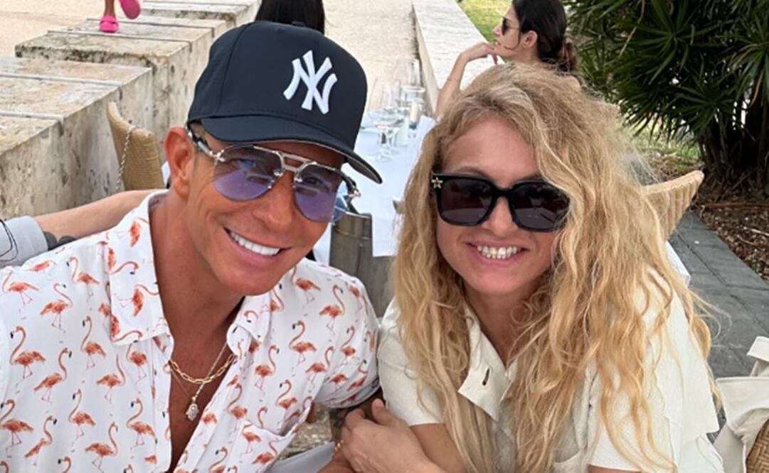 Erik Rubín y Paulina Rubio, juntos en 2024.
