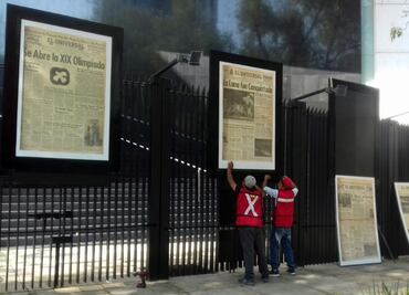 Alistan exposición de portadas de EL UNIVERSAL en el Senado