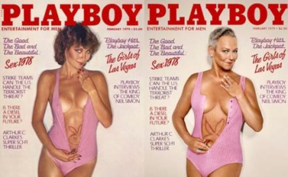 "Conejitas" de "Playboy" recrean sus portadas décadas después