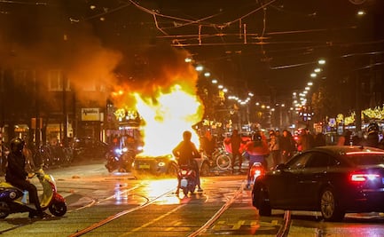 Reportan vandalismo en Bruselas tras victoria de Marruecos sobre Bélgica en Mundial de Qatar