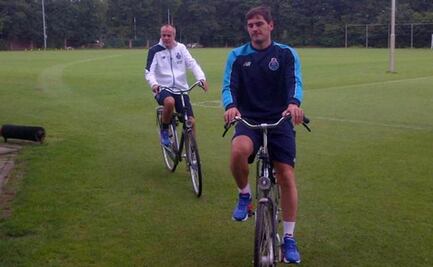 Casillas entrena por primera vez con el Porto