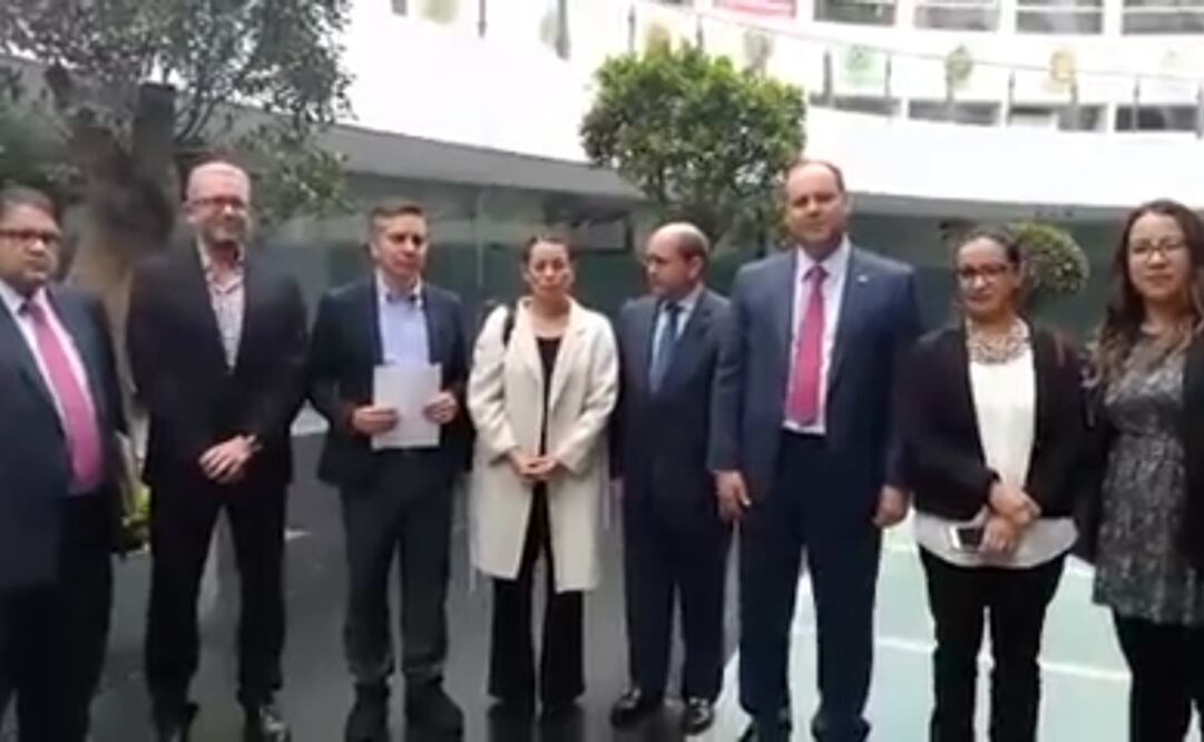 El grupo acudió a entregar el documento al Senado de la República donde fijaron un posicionamiento. /Especial