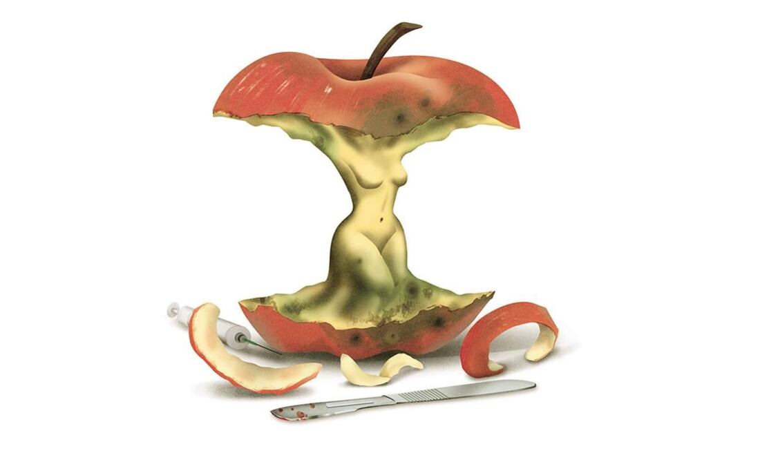 En 2020, ella denunció ante la FGE a la influencer y los cirujanos, pero no le han dado seguimiento. Ilustración: Ani Cortés/ EL UNIVERSAL