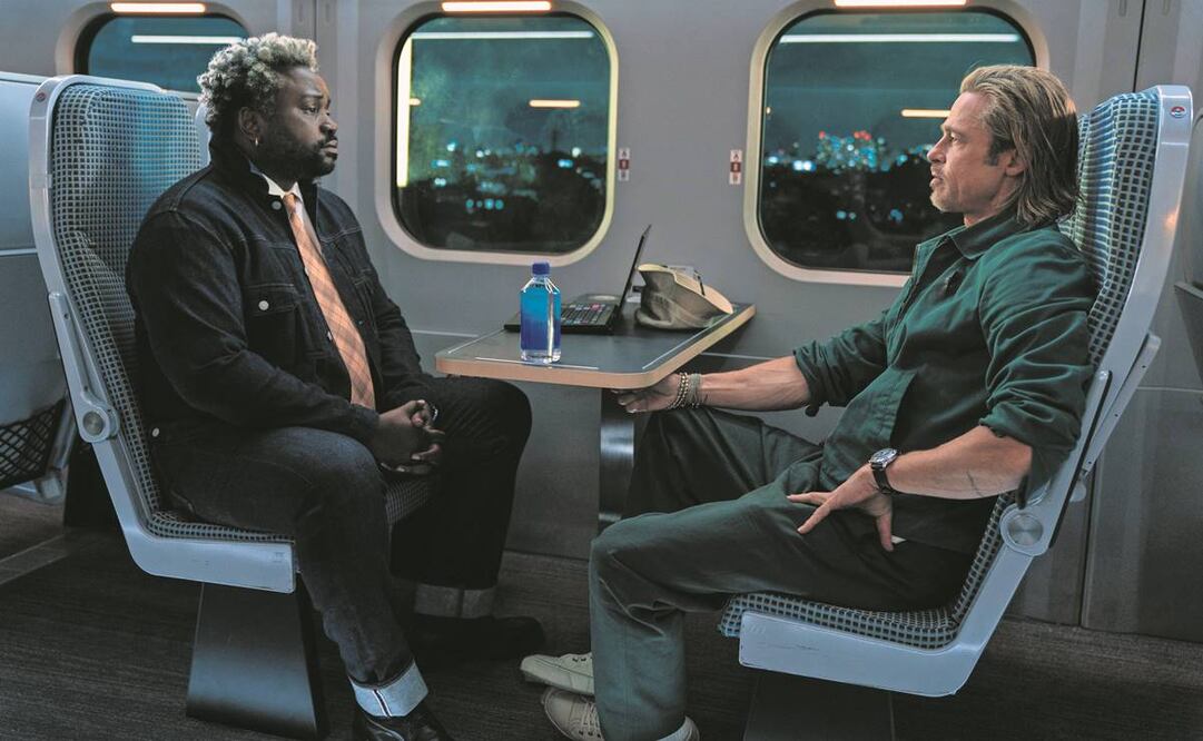 Un grupo de delincuentes intenta matarse mientras viaja en un tren de alta velocidad. Foto: SONY PICTURES