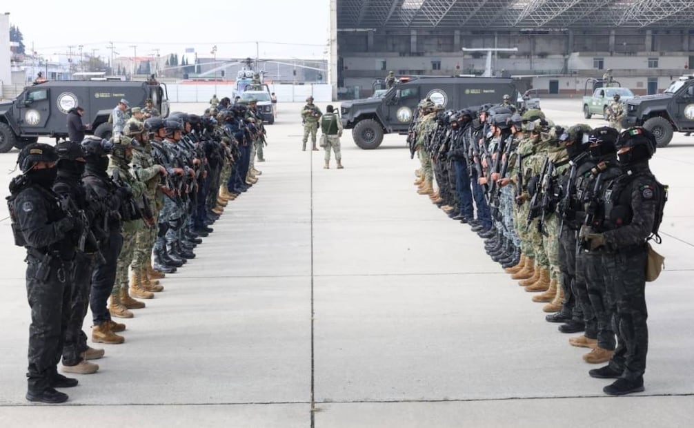 México traslada a EU a 37 reos de distintos centros penitenciarios (20/01/2026). Foto: SSPC