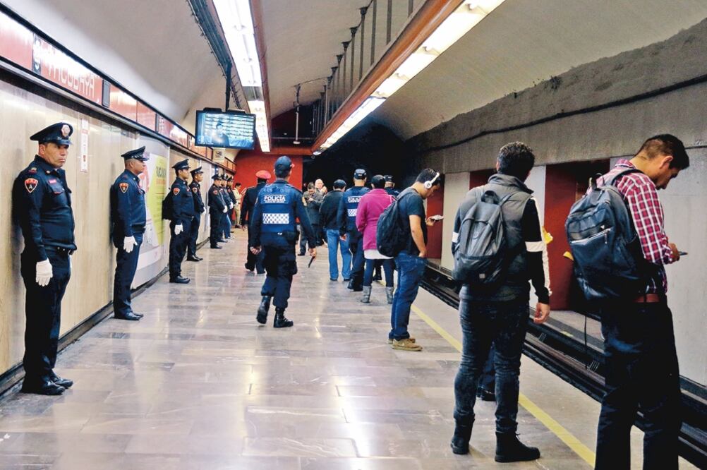 Los policías fueron preparados en logística y estrategia, informan autoridades. Foto: STC METRO
