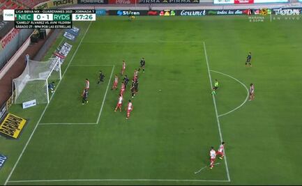 "Gol fantasma" en el Necaxa vs Rayados