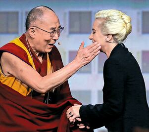 Molestia en China, por visita de Lady Gaga al Dalái Lama