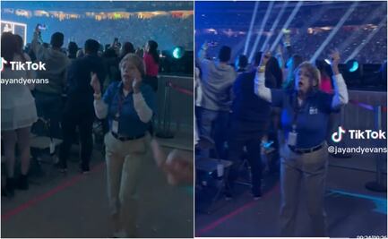 VIDEO: Trabajadora de Staff se viraliza en TikTok por disfrutar concierto de Taylor Swift en EU