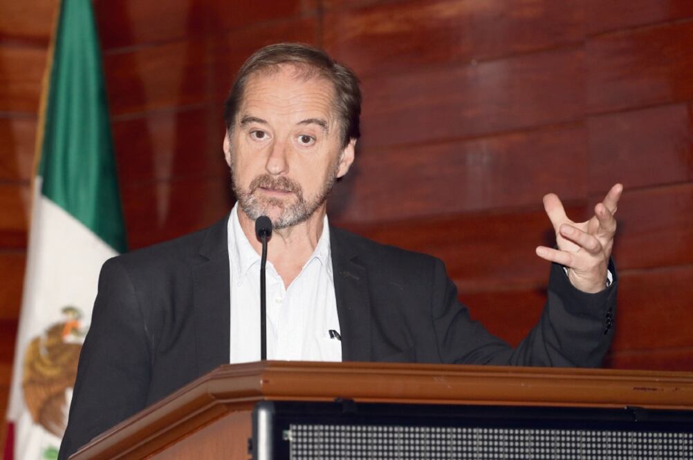 Carlos Martín Beristain, ex integrante del Grupo Interdisciplinario de Expertos Independientes en el caso Ayotzinapa (BERENICE FREGOSO. EL UNIVERSAL)